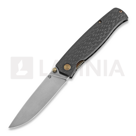 Cheburkov Strizh small Elmax foldekniv, Carbon Fibre