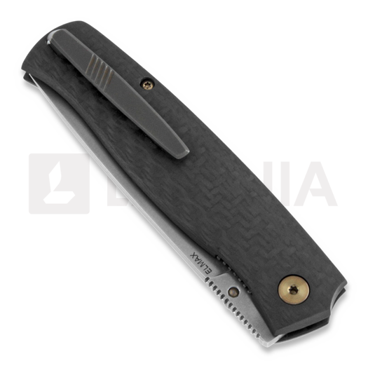 Cheburkov Strizh small Elmax sulankstomas peilis, Carbon Fibre