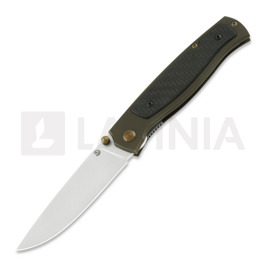 Liigendnuga Cheburkov Strizh small M390 Bronze Titanium, Carbon Fiber Inlay