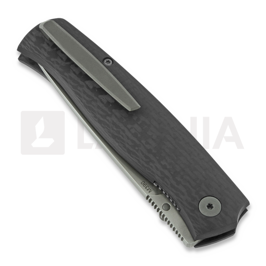 Coltello pieghevole Cheburkov Strizh small M390 Carbon Fiber, gray hw