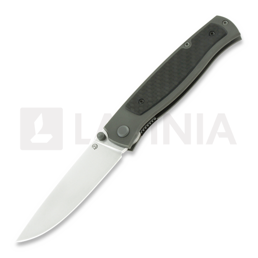 มีดพับ Cheburkov Strizh small M390 Titanium, Carbon Fiber Inlay