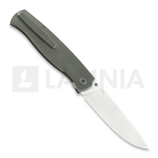 Cheburkov Strizh small M390 Titanium sulankstomas peilis, Carbon Fiber Inlay