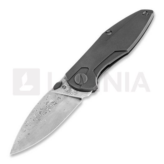 Cheburkov Tukan Damascus Titanium folding knife