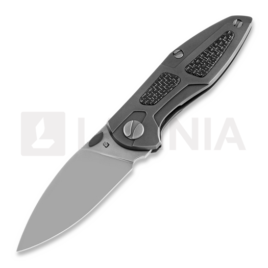 Liigendnuga Cheburkov Tukan M390 Titanium, Black Carbon Fibre Inlays