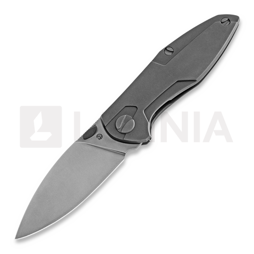 Складной нож Cheburkov Tukan M390 Titanium, Timascus clip and spacer