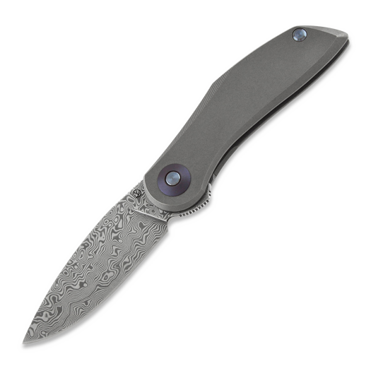Couteau pliant Cheburkov Urbis Damascus, Titanium