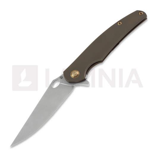 Cheburkov Voron M390 Bronze Titanium sulankstomas peilis