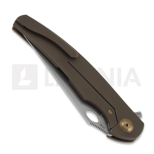 Cheburkov Voron M390 Bronze Titanium sulankstomas peilis