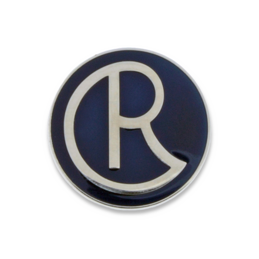 Chris Reeve CR Logo morale patch, blue CRK-2010