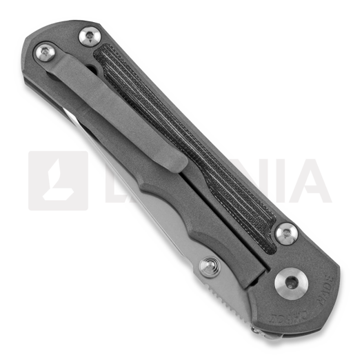 Chris Reeve Inkosi kääntöveitsi, iso, black micarta canvas Insingo LIN-1028