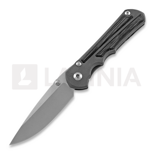 Saliekams nazis Chris Reeve Inkosi, large, black micarta canvas LIN-1012