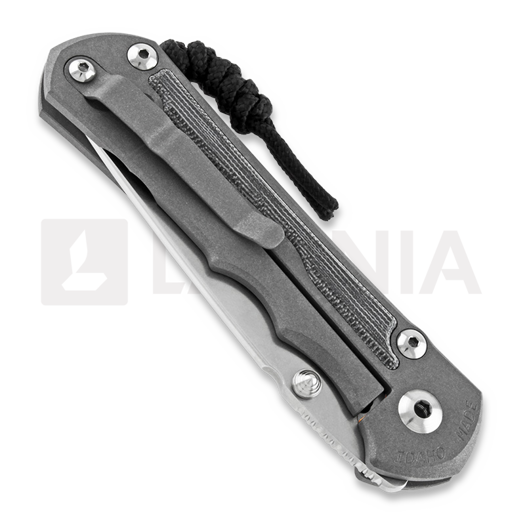 Chris Reeve Inkosi 折叠刀, large, black micarta canvas, tanto LIN-1044
