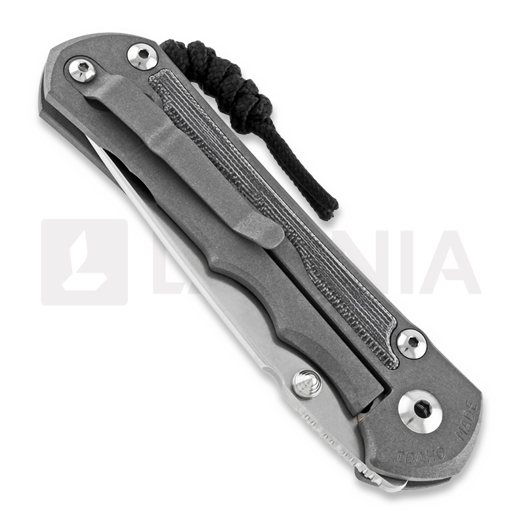 Складной нож Chris Reeve Inkosi, large, black micarta canvas, tanto LIN-1044