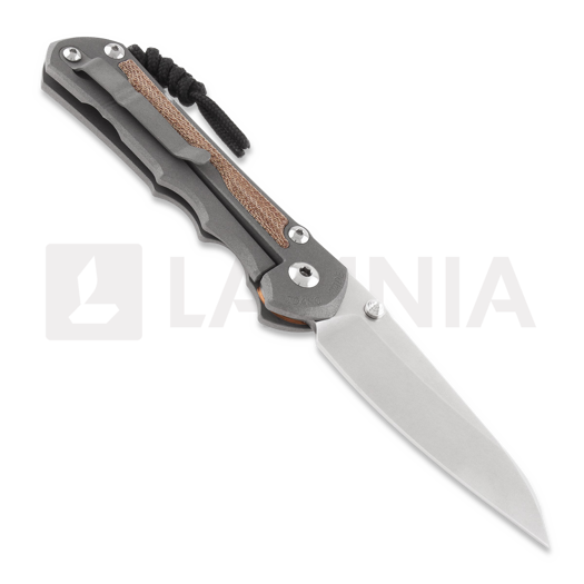 Chris Reeve Inkosi kääntöveitsi, iso, natural micarta natural, insigno LIN-1030