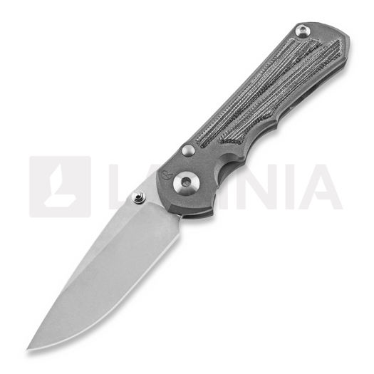 Chris Reeve Inkosi סכין מתקפלת, small, black micarta canvas SIN-1012