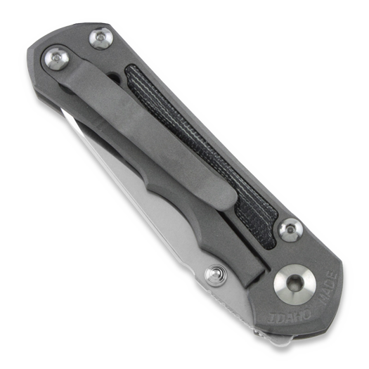 Chris Reeve Inkosi folding knife, small, black micarta canvas Insingo SIN-1028