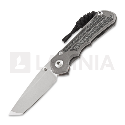 Chris Reeve Inkosi 折り畳みナイフ, small, black micarta canvas, tanto SIN-1044