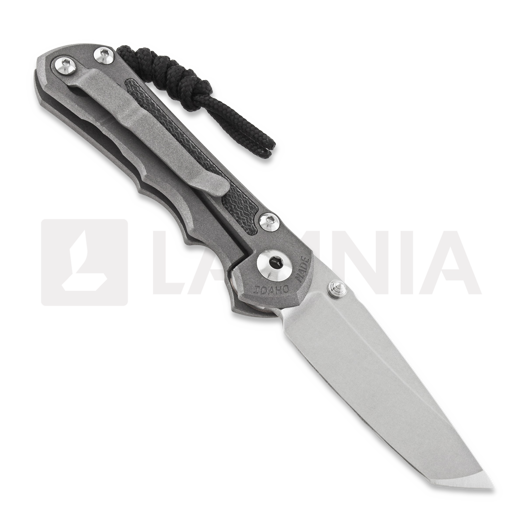 Chris Reeve Inkosi kääntöveitsi, small, black micarta canvas, tanto SIN-1044