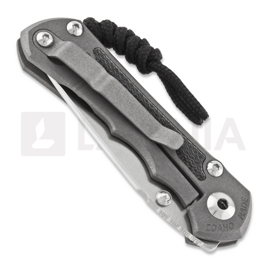 Chris Reeve Inkosi folding knife, small, black micarta canvas, tanto SIN-1044