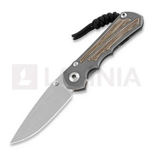 Saliekams nazis Chris Reeve Inkosi, small, natural micarta canvas, drop point SIN-1014