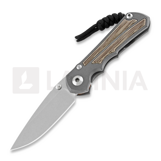 Briceag Chris Reeve Inkosi, small, natural micarta canvas, drop point SIN-1014