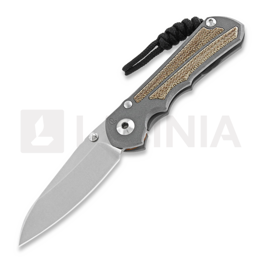 Skladací nôž Chris Reeve Inkosi, small, natural micarta canvas, insigno SIN-1030