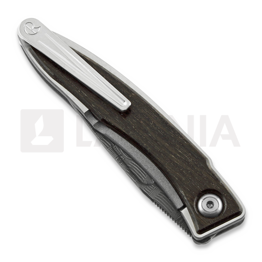 Zav&iacute;rac&iacute; nůž Chris Reeve Mnandi, bog oak, basketweave damascus MNA-1002