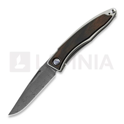 Chris Reeve Mnandi kääntöveitsi, macassar ebony, basketweave damascus MNA-1018