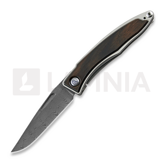 Chris Reeve Mnandi kääntöveitsi, macassar ebony, basketweave damascus MNA-1018