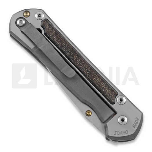 Coltello pieghevole Chris Reeve Sebenza 21, large, Bog Oak L21-1082