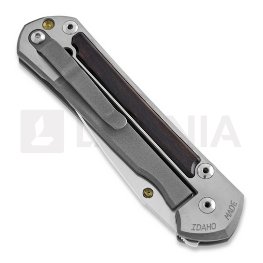 Chris Reeve Sebenza 21 sulankstomas peilis, large, Macassar Ebony L21-1116