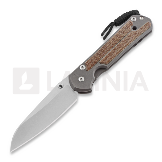 Coltello pieghevole Chris Reeve Sebenza 21, large, micarta canvas, insingo L21-1264