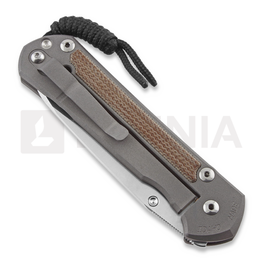 Couteau pliant Chris Reeve Sebenza 21, large, micarta canvas, insingo L21-1264