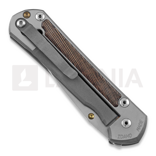 Chris Reeve Sebenza 21 sulankstomas peilis, large, Striped Platan L21-1234