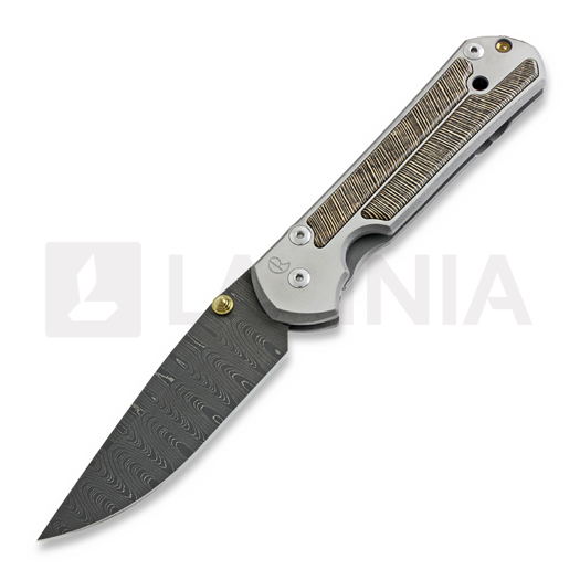 มีดพับ Chris Reeve Sebenza 21, large, Striped Platan Damascus Ladder L21-1238