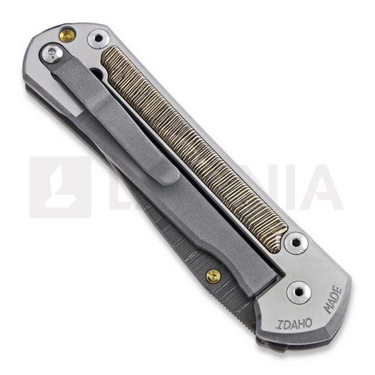 Coltello pieghevole Chris Reeve Sebenza 21, large, Striped Platan Damascus Ladder L21-1238