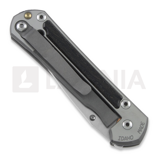 Chris Reeve Sebenza 21 folding knife, small, Bog Oak S21-1082