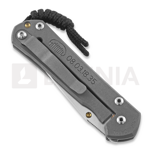 Chris Reeve Sebenza 21 folding knife, small, CGG Lunar Landing S21-1260