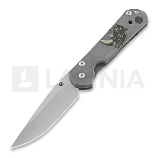 Chris Reeve Sebenza 21 folding knife, small, CGG Rhino S21-1256