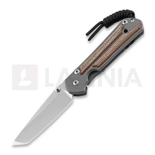 Couteau pliant Chris Reeve Sebenza 21, small, micarta canvas, tanto S21-1266