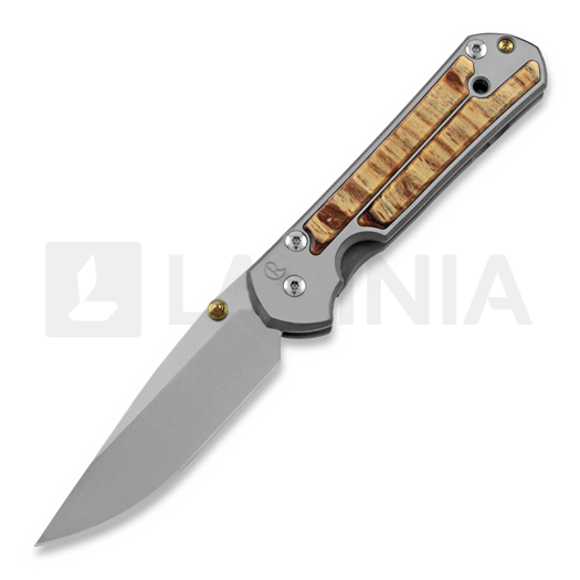 Chris Reeve Sebenza 21 foldekniv, small, Spalted Beech S21-1162