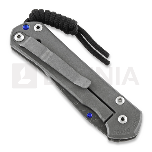 Chris Reeve Sebenza 31 Damascus Boomerang folding knife, small S31-1002