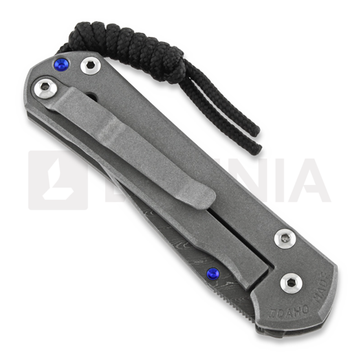 Chris Reeve Sebenza 31 Damascus Boomerang sulankstomas peilis, small S31-1002