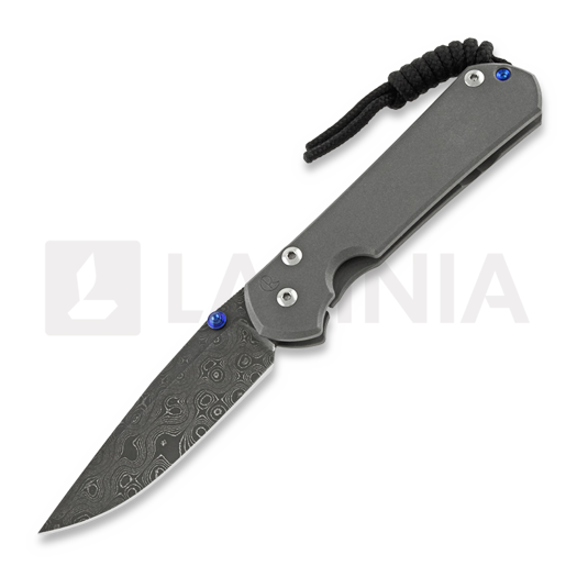 Couteau pliant Chris Reeve Sebenza 31 Damascus Raindrop, small S31-1006