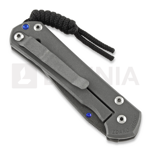 Chris Reeve Sebenza 31 Damascus Raindrop folding knife, small S31-1006