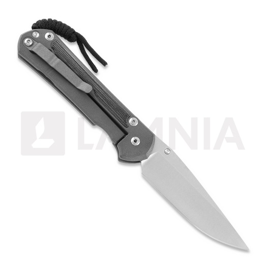 Chris Reeve Sebenza 31 folding knife, large, black micarta L31-1200