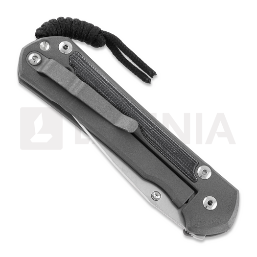 Coltello pieghevole Chris Reeve Sebenza 31, large, black micarta L31-1200