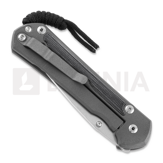 Coltello pieghevole Chris Reeve Sebenza 31, large, black micarta L31-1200
