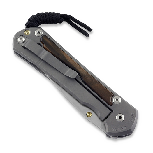 Chris Reeve Sebenza 31 folding knife, large, macassar ebony L31-1116