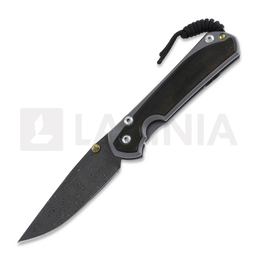 Chris Reeve Sebenza 31 összecsukható kés, large, macassar ebony damascus raindro L31-1122